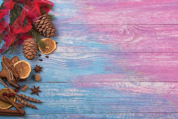 Pães de gengibre de anos novos e Natal — Fotografia de Stock