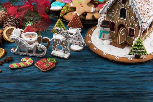 Lebkuchen für Neujahr und Weihnachten — Stockfoto