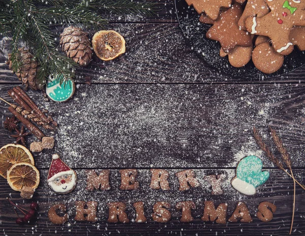 Lebkuchen für Neujahr und Weihnachten — Stockfoto