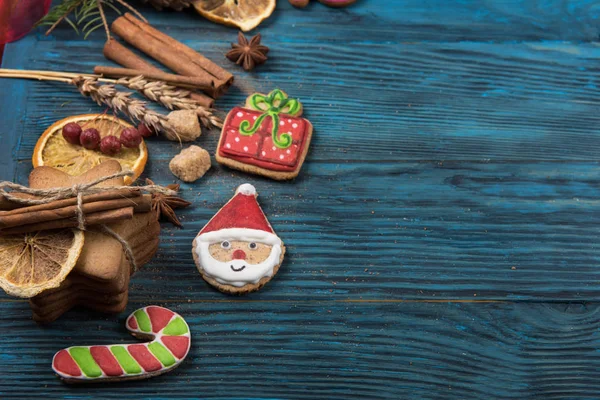 Diversi biscotti allo zenzero — Foto Stock