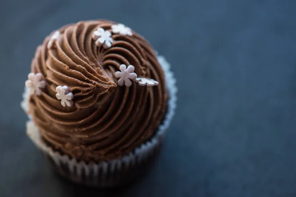 Choklad cupcakes öknen — Stockfoto