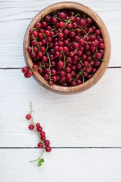 Grosellas rojas frescas — Foto de Stock