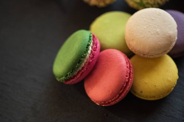 Fransız renkli macarons
