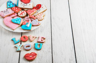 Gingerbreads Sevgililer günü için