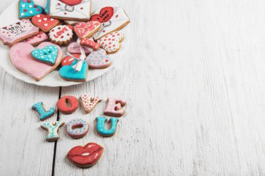Gingerbreads Sevgililer günü için