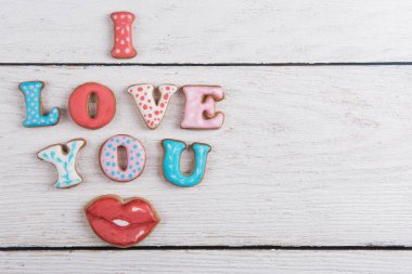 Gingerbreads Sevgililer günü için