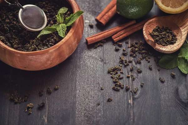 Berries tea composition — Stock Photo, Image