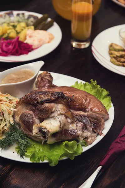 Välsmakande Pork Shank — Stockfoto