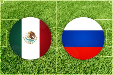 Meksika vs Rusya futbol maçı