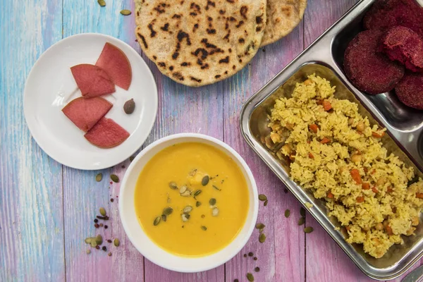 Vegetarian food set — Stock Photo, Image