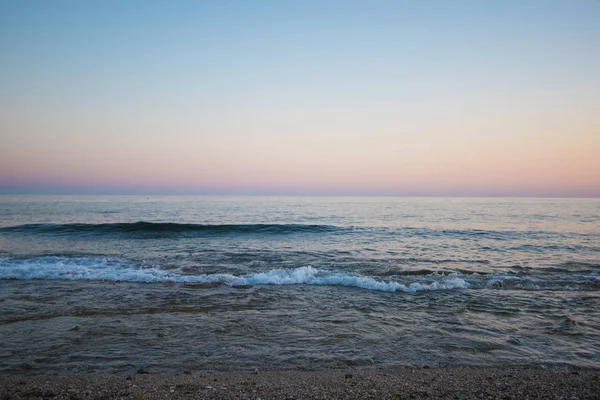 Mar à noite — Fotografia de Stock