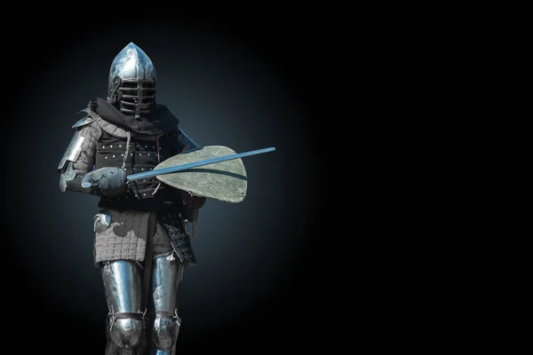 Knight in armour — Stock Photo, Image