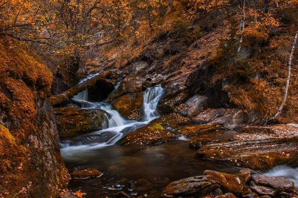 Cascade sur la rivière Shinok — Photo