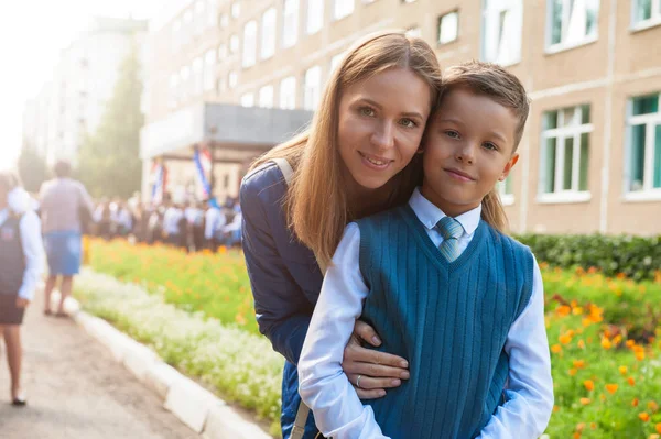 Första gången i första klass — Stockfoto