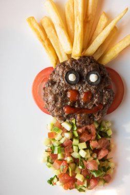 Komik et pirzola yüz