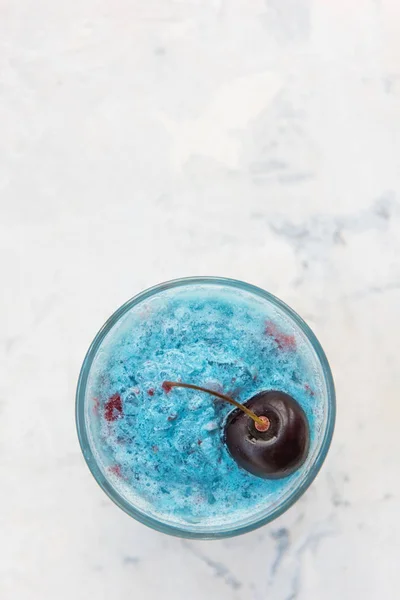 Mavi kiraz smoothie — Stok fotoğraf