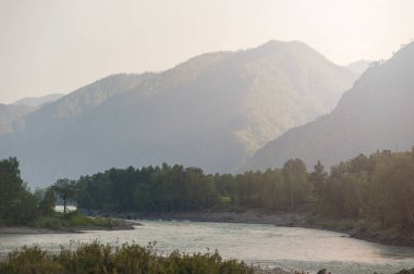 Nehir Katun dağda akşamları