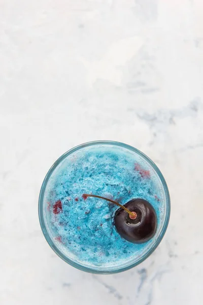 Batido de cereja azul — Fotografia de Stock