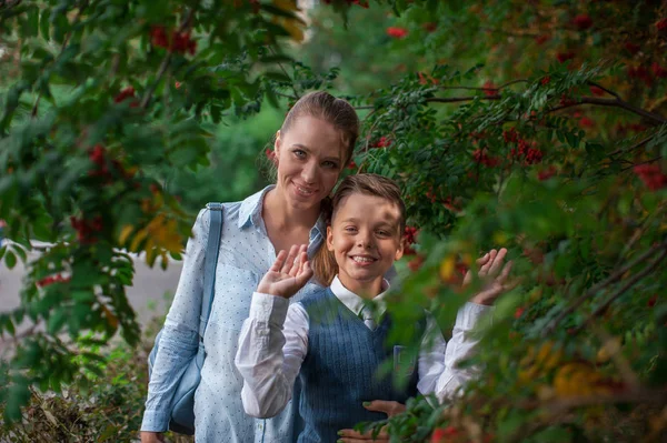 Första gången i första klass — Stockfoto