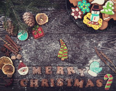 Yeni yıl ve Noel için zencefilli ekmek