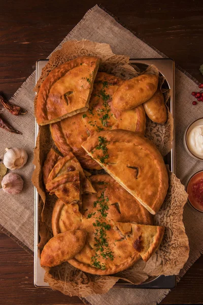 Composición de pasteles diferentes —  Fotos de Stock