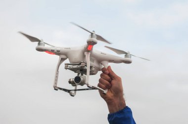 Uçak Helikopter ile dijital fotoğraf makinesi