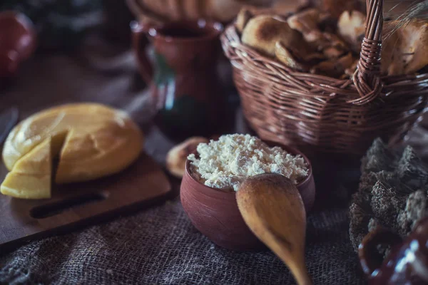 Alimentos domésticos ecológicos —  Fotos de Stock