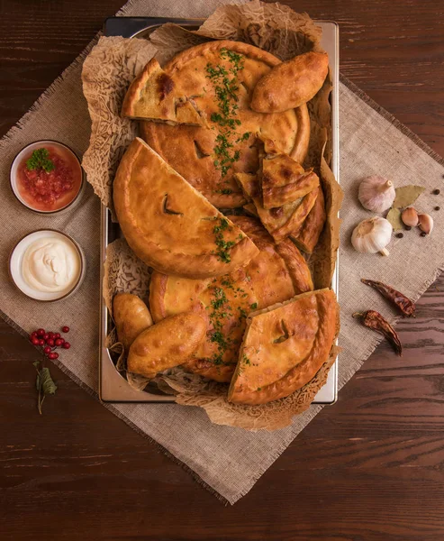 Composición de pasteles diferentes —  Fotos de Stock