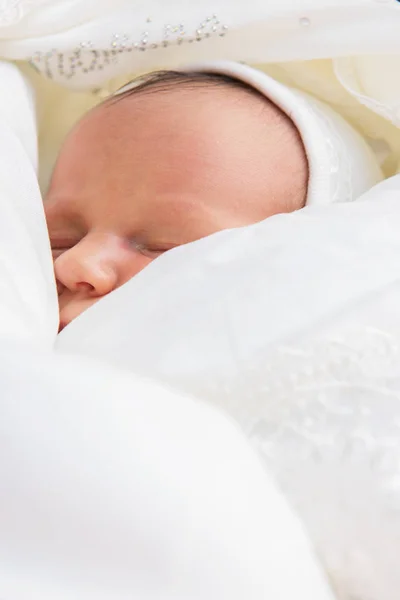 Slapende pasgeboren baby — Stockfoto