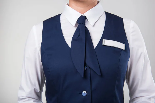 Service vrouw uniform — Stockfoto