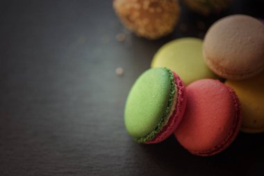 Fransız renkli macarons
