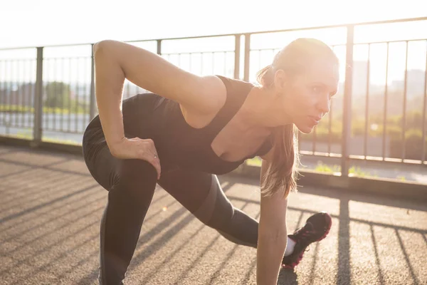 Modern fitnesz-élet — Stock Fotó