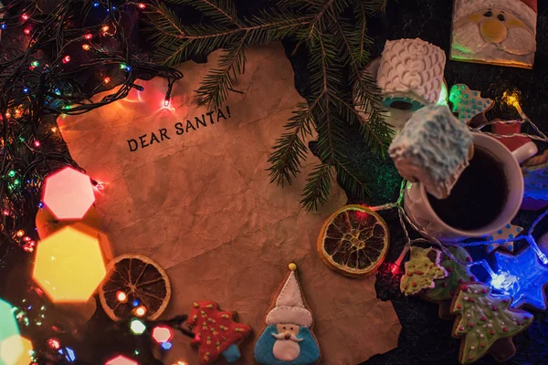 Brief an den Weihnachtsmann — Stockfoto