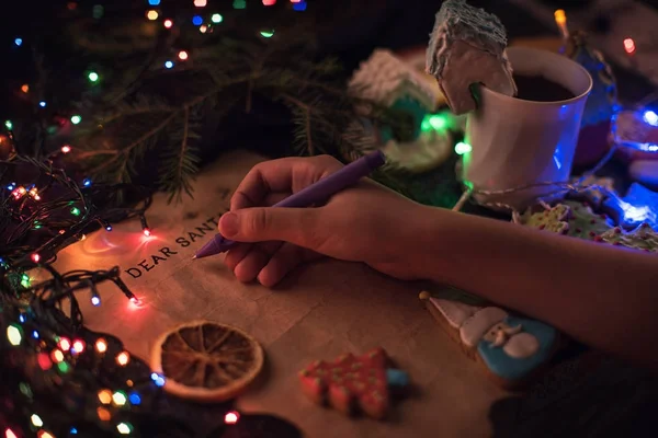 Brev till santa — Stockfoto