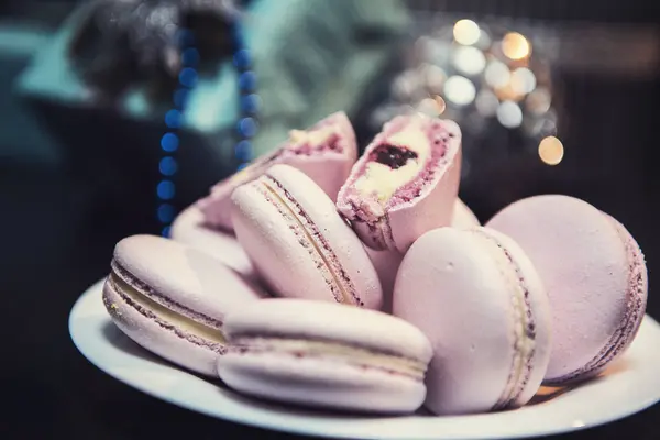 Biscotti di amaretti di Natale — Foto Stock