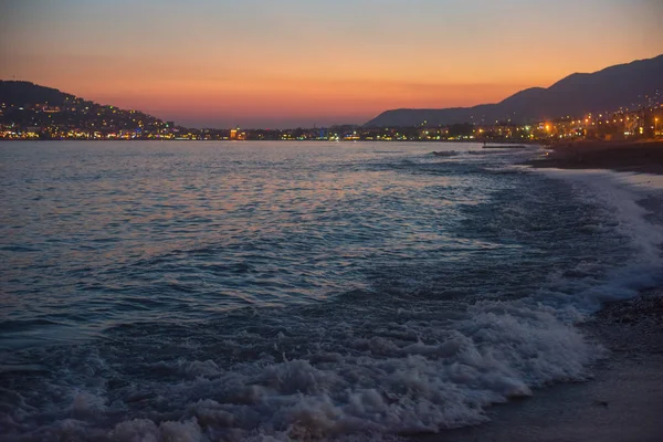 Soirée à Alanya Coast — Photo