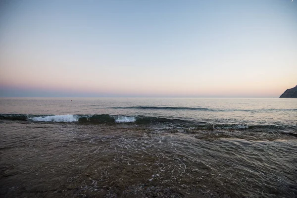 Вечер на побережье Алании — стоковое фото