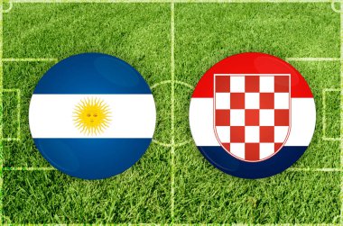 Arjantin vs Hırvatistan futbol maçı