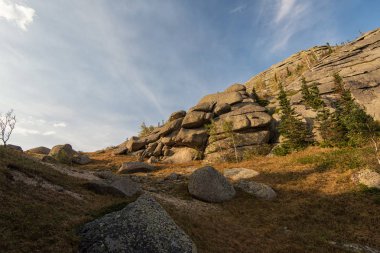 Altay dağlarında görünümünde Güzellik