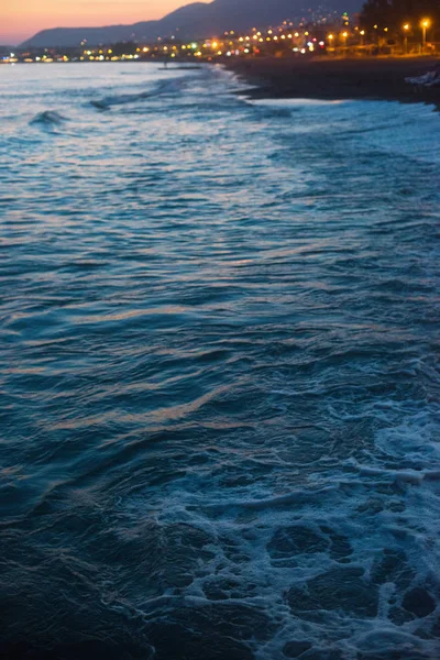 Sera sulla costa di Alanya — Foto Stock