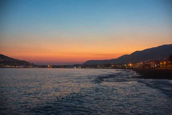 Soirée à Alanya Coast — Photo