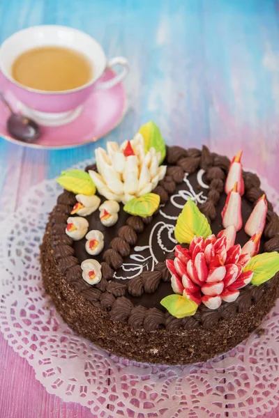 Pasta renk arka plan üzerinde