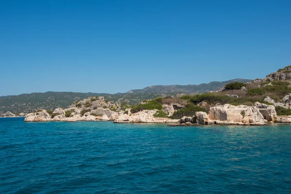 Oude stad op het Kekova — Stockfoto