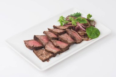 Et kesim plaka üzerinde