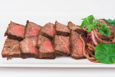 Et kesim plaka üzerinde