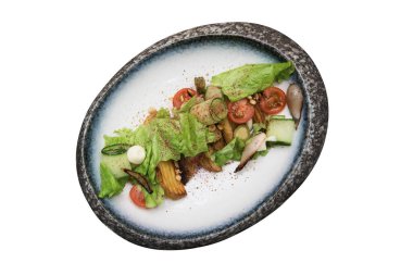 Kızarmış patatesli salata