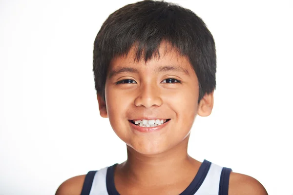 Portrait of smiling boy — Stock Photo, Image