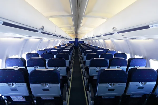 Seats  airplane interior — Stock Photo, Image