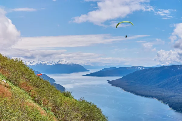 Paraplane sotto baia — Foto Stock