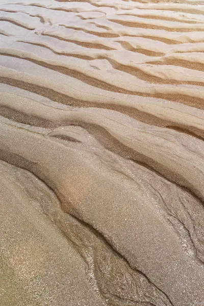 Sandwellen an Pazifikküste — Stockfoto